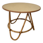 Table basse en rotin