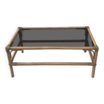 Table basse en rotin