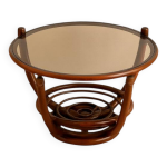 Table basse rotin courb�