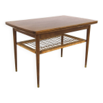 Table basse scandinave extensible en acajou, su�de, 1950