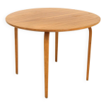 Table basse scandinave en orme, suède 1940 Table basse scandinave en orme, suède 1940