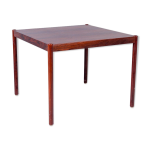 Table basse scandinave rectangulaire en palissandre 1950s Table basse scandinave rectangulaire en palissandre 1950s