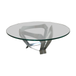 Table basse sculpturale knut hesterberg années 70 Table basse sculpturale knut hesterberg années 70