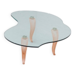Table basse seguso en verre de murano