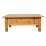 Table basse style ethnique boho table vintage couleur claire bois Table basse style ethnique boho table vintage couleur claire bois