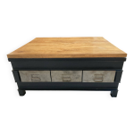 Table basse style industriel