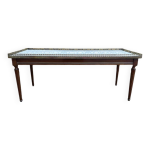 Table basse de style louis xvi marbre de carrare Table basse de style louis xvi marbre de carrare