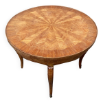 Table basse style regence guridon marquet, pieds galbs