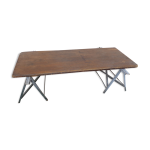 Table basse sur trteaux