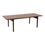 Table basse en teck massif et ch�ne at - 15 de hans wegner pour andreas tuck