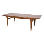 Table basse en teck mid century par johannes andersen pour cfc silkeborg, danemark, 1960s Table basse en teck mid century par johannes andersen pour cfc silkeborg, danemark, 1960s