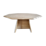 Table basse en travertin
