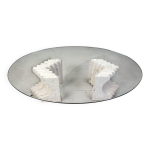 Table basse en travertin italie, annes 1970