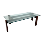 Table basse en verre, années 1960 Table basse en verre, années 1960