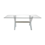Table basse verre et plexiglas annes 70