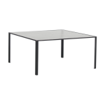 Table basse en verre de sécurité des années 1950 par floris fiedeldij pour artimeta, pays - bas Table basse en verre de sécurité des années 1950 par floris fiedeldij pour artimeta, pays - bas