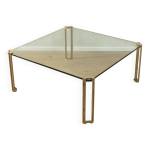 Table basse en verre mod�le t24 de peter ghyczy, ann�es 1970