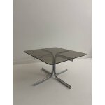 Table basse en verre vintage