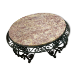 Table basse vers 1940 / 50 en fer forg