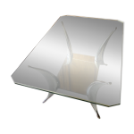 Table basse vintage « ailerons de requin » Table basse vintage « ailerons de requin »