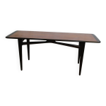 Table basse vintage chne clair et fonc en 140 cm 1960 sude