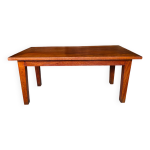 Table basse vintage de ferme en ch�ne, circa 1950
