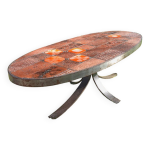 Table basse vintage jean jaffeux