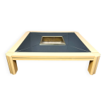 Table basse vintage en laque par alain delon pour maison jansen, années 1970 Table basse vintage en laque par alain delon pour maison jansen, années 1970