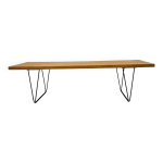 Table basse vintage pierre paulin cm 191 , edition thonet, 1970