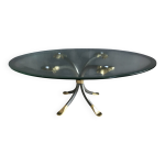 Table basse vintage en verre manfred bredohl jr. 70 Table basse vintage en verre manfred bredohl jr. 70