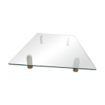 Table basse vitre