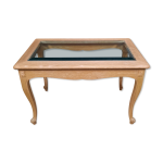 Table basse vitre