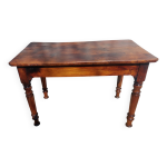 Table de bistrot en bois, repas ou bureau