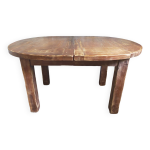 Table en bois massif et ses chaises Table en bois massif et ses chaises