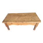 Table en bois massif style montagne 120 x 70 cm Table en bois massif style montagne 120 x 70 cm
