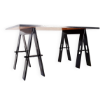 Table en bois de de pas, d'urbino, lomazzi, production acerbis, annes 1960