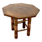 Table bretonne octogonale en chêne des années 20 - 30 Table bretonne octogonale en chêne des années 20 - 30