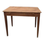 Table, bureau, console en merisier