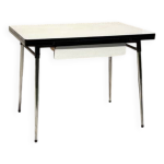 Table bureau en formica  2 rallonges vintage