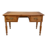 Table bureau en merisier, style louis - philippe fin xixe