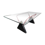 Table bureau moderniste gigante zambusi boccato x seccose memphis 1980