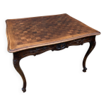 Table bureau style rocaille louis xv noyer provence 1920s