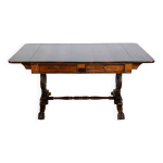 Table, bureau  volets en palissandre massif, poque restauration, dbut xixme