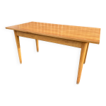 Table de café bistrot brasserie vintage 1950 hêtre et sapin brasseur adelsh Table de café bistrot brasserie vintage 1950 hêtre et sapin brasseur adelsh