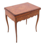 Table  cartes marquete, france, vers 1860. empire