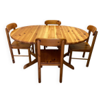 Table et chaises pin