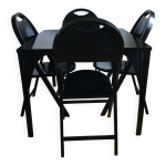 Table & chaises pliantes castiglioni 1965 Table & chaises pliantes castiglioni 1965