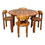 Table et chaises de rainer daumiller design scandinave des ann�es 70