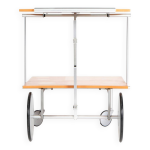Table charriot convertible, designers raul barbieri et giorgio marianelli Table charriot convertible, designers raul barbieri et giorgio marianelli