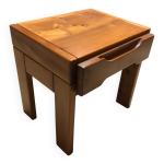 Table de chevet, d appoint en orme massif, maison regain Table de chevet, d appoint en orme massif, maison regain